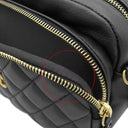 シャネル CHANEL マトラッセ カメラバッグ AS1230 ブラック ラムスキン ショルダーバッグ ヴィンテージ金具 スミクロ ココマーク
