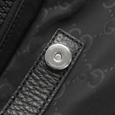 グッチ GUCCI GGナイロン バックパック 510336 ブラック ナイロン グッチシマナイロン リュック・デイパック シルバー金具 黒