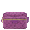 ルイヴィトン LOUIS VUITTON バムバッグ アウトドア M44624 ヴィオレ モノグラムデニム レザー ウエストバッグ ゴールド金具 紫 ボディバッグ