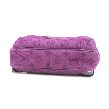 ルイヴィトン LOUIS VUITTON バムバッグ アウトドア M44624 ヴィオレ モノグラムデニム レザー ウエストバッグ ゴールド金具 紫 ボディバッグ