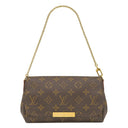 ルイヴィトン LOUIS VUITTON フェイボリット PM M40717 モノグラム モノグラムキャンバス 2WAYバッグ ゴールド金具 茶 ショルダーバッグ ハンドバッグ