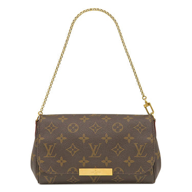 ルイヴィトン LOUIS VUITTON フェイボリット PM M40717 モノグラム モノグラムキャンバス 2WAYバッグ ゴールド金具 茶 ショルダーバッグ ハンドバッグ