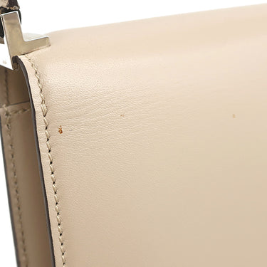 ルイヴィトン LOUIS VUITTON キャバレー M92141 ベージュ レザー ショルダーバッグ シルバー金具 ショルダー メタルパーツ ミラー付き 希少