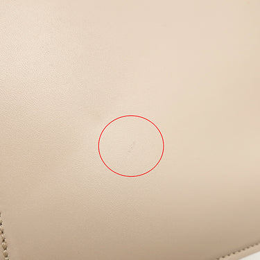 ルイヴィトン LOUIS VUITTON キャバレー M92141 ベージュ レザー ショルダーバッグ シルバー金具 ショルダー メタルパーツ ミラー付き 希少