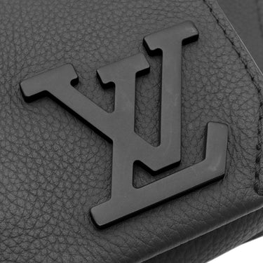 ルイヴィトン LOUIS VUITTON テイクオフ スリング M57081 ブラック グレインレザー ボディバッグ マットブラック金具 黒 ウエストバック