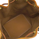 ルイヴィトン LOUIS VUITTON プチ ノエ M42226 モノグラム モノグラムキャンバス ショルダーバッグ ゴールド金具 茶 肩掛け 巾着