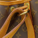ルイヴィトン LOUIS VUITTON プチ ノエ M42226 モノグラム モノグラムキャンバス ショルダーバッグ ゴールド金具 茶 肩掛け 巾着