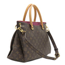 ルイヴィトン LOUIS VUITTON パラス M40906 モノグラム×オロール モノグラムキャンバス 2WAYバッグ ゴールド金具 茶 紫 ハンドバッグ ショルダー