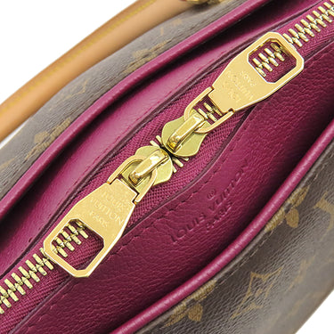 ルイヴィトン LOUIS VUITTON パラス M40906 モノグラム×オロール モノグラムキャンバス 2WAYバッグ ゴールド金具 茶 紫 ハンドバッグ ショルダー