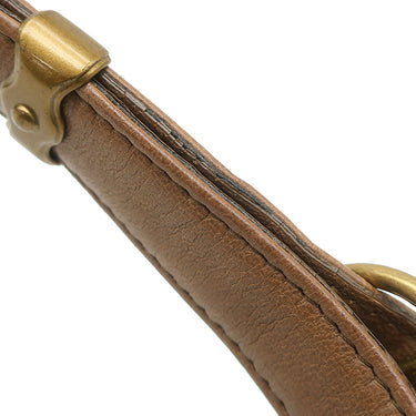 ボッテガヴェネタ BOTTEGA VENETA イントレチャート ブラウン レザー ハンドバッグ ゴールド金具 茶 ショルダー 肩掛け