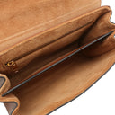 セリーヌ CELINE ティーン ソフト 16 タン レザー ショルダーバッグ ゴールド金具 茶 16 SOFT TEEN