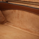 セリーヌ CELINE ティーン ソフト 16 タン レザー ショルダーバッグ ゴールド金具 茶 16 SOFT TEEN