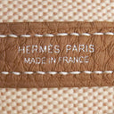 エルメス HERMES ネオ ガーデン23 エクリュ×ゴールド トワルアッシュ ネゴンダ ハンドバッグ シルバー金具 新品 未使用 ガーデンパーティー 2026年製