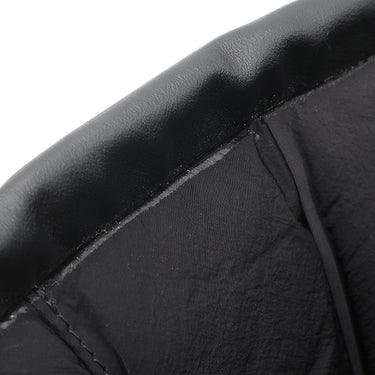 ボッテガヴェネタ BOTTEGA VENETA マキシ イントレチャート ブラック レザー セカンドバッグ マットシルバー金具 黒 クラッチバッグ