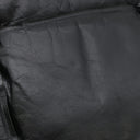 ボッテガヴェネタ BOTTEGA VENETA マキシ イントレチャート ブラック レザー セカンドバッグ マットシルバー金具 黒 クラッチバッグ