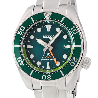 腕時計 セイコー SEIKO プロスペックス ダイバースキューバ SBPK001 5R65-0AA0 クオーツ メンズ ソーラー GMT グリーン デイト