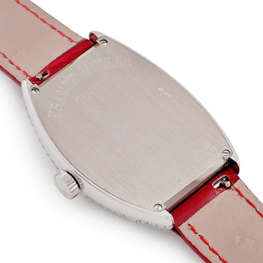 腕時計 フランクミュラー FRANCK MULLER トノウカーベックス サンライズ 5852QZ SNR D CD クオーツ メンズ K18WG無垢 純正ダイヤ シェル