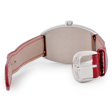 腕時計 フランクミュラー FRANCK MULLER トノウカーベックス サンライズ 5852QZ SNR D CD クオーツ メンズ K18WG無垢 純正ダイヤ シェル