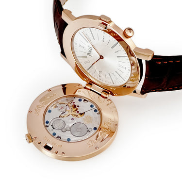 腕時計 ピアジェ PIAGET アルティプラノ ダブル ジュー G0A35153 手巻き メンズ K18RG無垢 ダブルフェイス GMT スモールセコンド