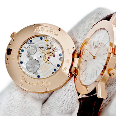 腕時計 ピアジェ PIAGET アルティプラノ ダブル ジュー G0A35153 手巻き メンズ K18RG無垢 ダブルフェイス GMT スモールセコンド