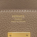 エルメス HERMES バーキン30 エトゥープ トゴ ハンドバッグ ゴールド金具 グレージュ