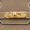 エルメス HERMES バーキン30 エトゥープ トゴ ハンドバッグ ゴールド金具 グレージュ