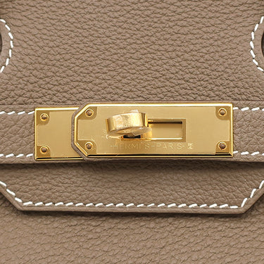 エルメス HERMES バーキン30 エトゥープ トゴ ハンドバッグ ゴールド金具 グレージュ