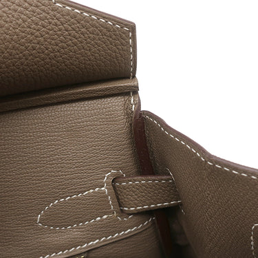 エルメス HERMES バーキン30 エトゥープ トゴ ハンドバッグ ゴールド金具 グレージュ