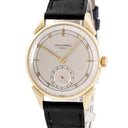 腕時計 パテックフィリップ PATEK PHILIPPE カラトラバ 1582 手巻き メンズ OH済 K18YG無垢 シルバー スモールセコンド ヴィンテージ