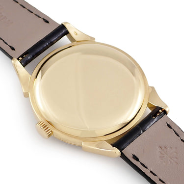 腕時計 パテックフィリップ PATEK PHILIPPE カラトラバ 1582 手巻き メンズ OH済 K18YG無垢 シルバー スモールセコンド ヴィンテージ