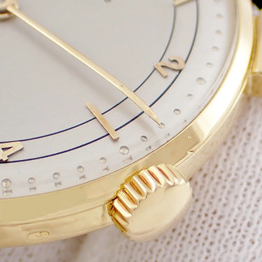 腕時計 パテックフィリップ PATEK PHILIPPE カラトラバ 1582 手巻き メンズ OH済 K18YG無垢 シルバー スモールセコンド ヴィンテージ