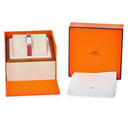 腕時計 エルメス HERMES ナンタケット PM NA2.132 クオーツ レディース 純正ダイヤ ホワイト 角型 シェーヌダンクル