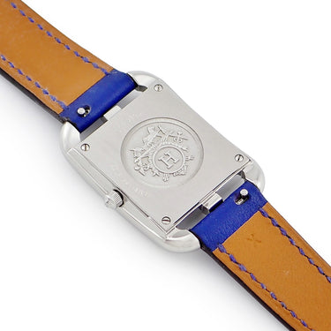 腕時計 エルメス HERMES ケープコッド PM CC1.210a クオーツ レディース シルバー アラビア スクエア 角型