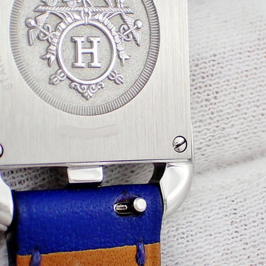 腕時計 エルメス HERMES ケープコッド PM CC1.210a クオーツ レディース シルバー アラビア スクエア 角型