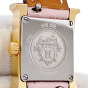 腕時計 エルメス HERMES Hウォッチ ミニ TPM HH1.102 HH1.102.292/SW18 クオーツ レディース 純正ダイヤ 白 シェル H型 スクエア