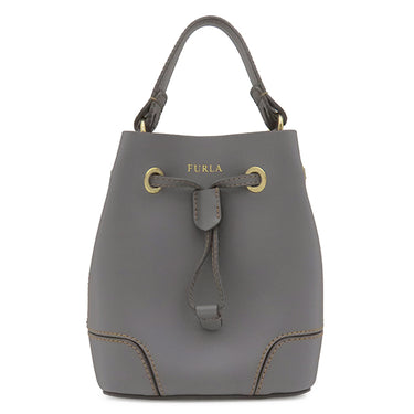 フルラ FURLA ステイシー ダークグレー レザー 2WAYバッグ ゴールド金具 STACY ハンドバッグ ショルダー