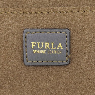 フルラ FURLA ステイシー ダークグレー レザー 2WAYバッグ ゴールド金具 STACY ハンドバッグ ショルダー