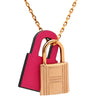 エルメス HERMES オーケリー ペンダント PM ローズアザレ×ローズゴールド GP ヴォースイフト ネックレス ローズゴールド金具 ピンクゴールド カデナ