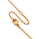 エルメス HERMES オーケリー ペンダント PM ローズアザレ×ローズゴールド GP ヴォースイフト ネックレス ローズゴールド金具 ピンクゴールド カデナ