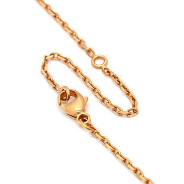 エルメス HERMES オーケリー ペンダント PM ローズアザレ×ローズゴールド GP ヴォースイフト ネックレス ローズゴールド金具 ピンクゴールド カデナ