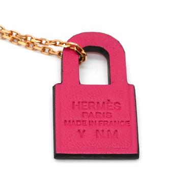 エルメス HERMES オーケリー ペンダント PM ローズアザレ×ローズゴールド GP ヴォースイフト ネックレス ローズゴールド金具 ピンクゴールド カデナ