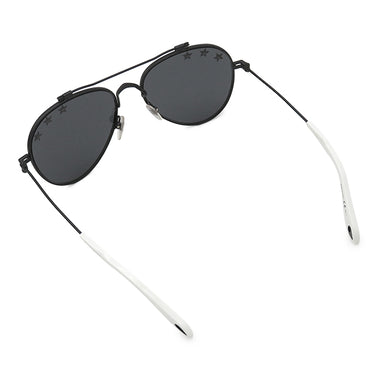ジバンシイ GIVENCHY ティアドロップ 58□17 GV7057 STARS 8071R ブラック×ホワイト プラスチック サングラス パイロット ダブルブリッジ 星