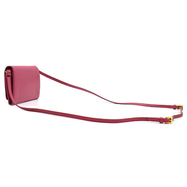 プラダ PRADA サフィアーノ リボン ショルダー ウォレット 1M1437 IBISCO レザー チェーンウォレット ゴールド金具 ピンク SAFFIANO FIOCCO
