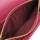 プラダ PRADA サフィアーノ リボン ショルダー ウォレット 1M1437 IBISCO レザー チェーンウォレット ゴールド金具 ピンク SAFFIANO FIOCCO