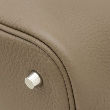 エルメス HERMES ピコタンロック MM 22 エトゥープ トリヨンクレマンス ハンドバッグ シルバー金具 グレージュ 2025年製
