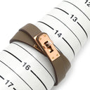 エルメス HERMES ミニケリー ドゥブルトゥール H081182CD18T1 エトゥープ×ゴールデンローズ スイフト メタル T2 ブレスレット ピンクゴールド金具 2連 2重 2024年製