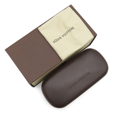 ルイヴィトン LOUIS VUITTON エニグムGM 58□15 Z0361U ブラック プラスチック サングラス シルバー金具 黒 グラデーション ダブルブリッジ