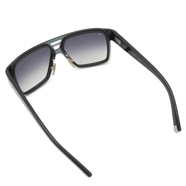 ルイヴィトン LOUIS VUITTON エニグムGM 58□15 Z0361U ブラック プラスチック サングラス シルバー金具 黒 グラデーション ダブルブリッジ