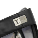 ルイヴィトン LOUIS VUITTON エニグムGM 58□15 Z0361U ブラック プラスチック サングラス シルバー金具 黒 グラデーション ダブルブリッジ