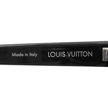 ルイヴィトン LOUIS VUITTON エニグムGM 58□15 Z0361U ブラック プラスチック サングラス シルバー金具 黒 グラデーション ダブルブリッジ